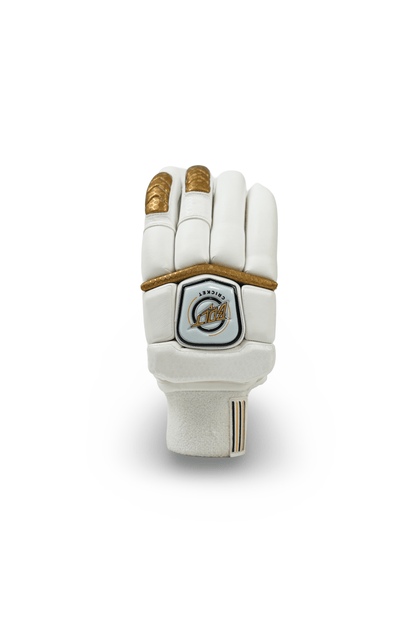 Bolt Specter Batting Gloves - White/Gold