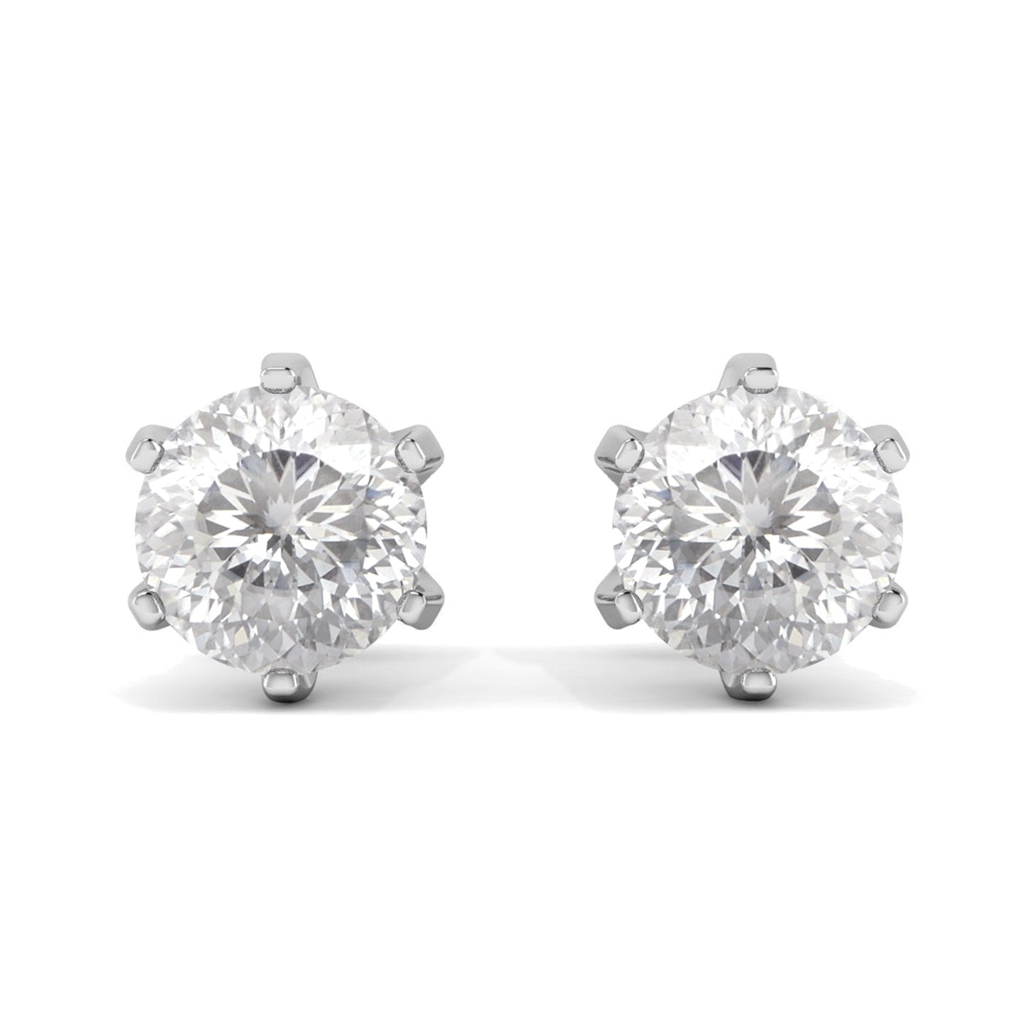 Moissanite Jewelry Set Solitaire Ring - Pendant - Earrings – Sterling Silver