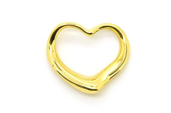 Else Peretti Open Heart Pendant from Tiffany & Co. 18K Gold