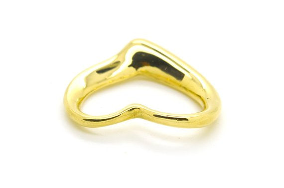 Else Peretti Open Heart Pendant from Tiffany & Co. 18K Gold