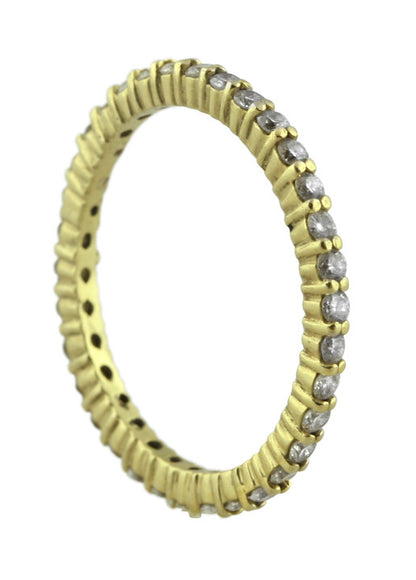 Stacking Rings-Eternity-White diamonds-18K-0