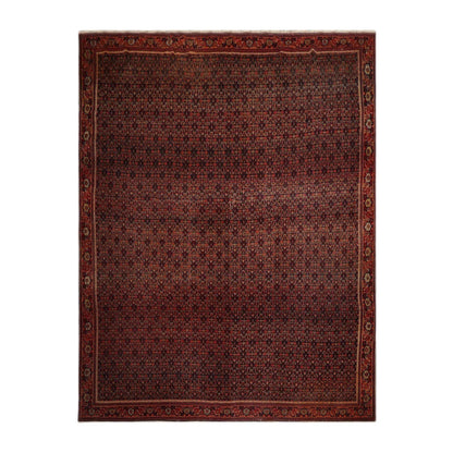 10' x13' 2'' Hand Knotted Persian 100% Wool Antique  Traditional  Oriental Area Rug Black,Orange Color-1