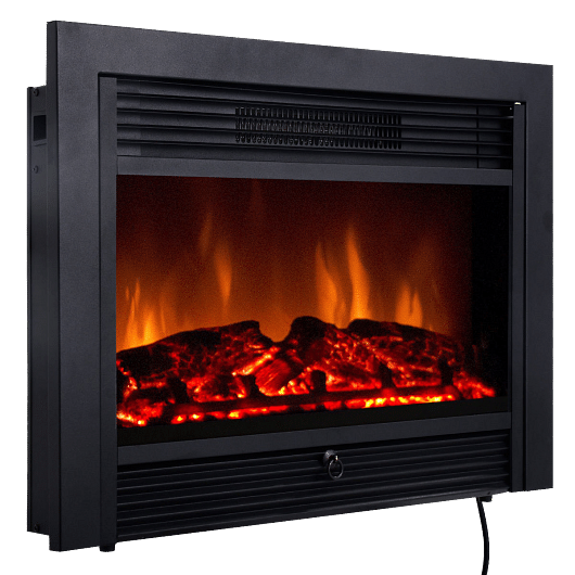 28.5 Inch Electric Fireplace Recessed with 3 Flame Colors