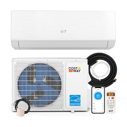 Energy Star Certified 12000 BTU 24 SEER2 115V Ductless Mini Split Air Conditioner and Heater WiFi E
