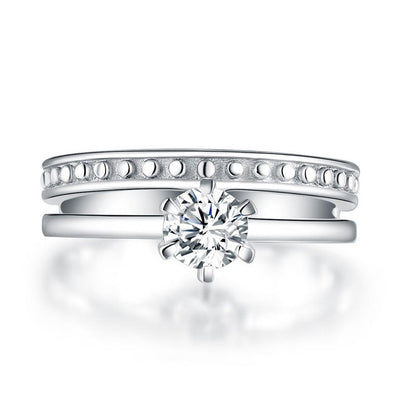 Solid 925 Sterling Silver Ring Fashion Party Jewelry XFR8290