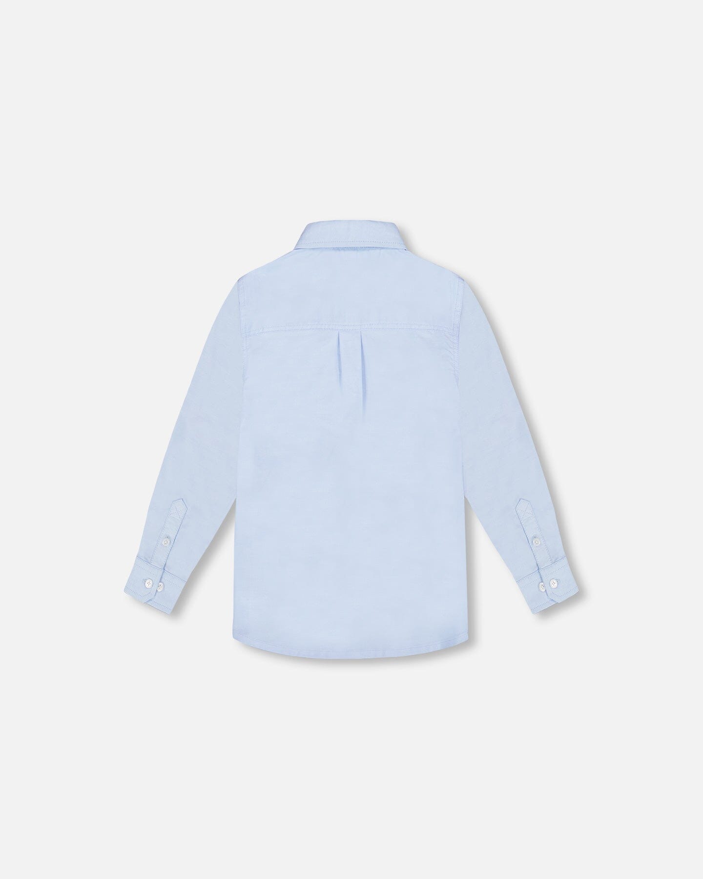 Long Sleeve Button Down Shirt Pale Blue-3