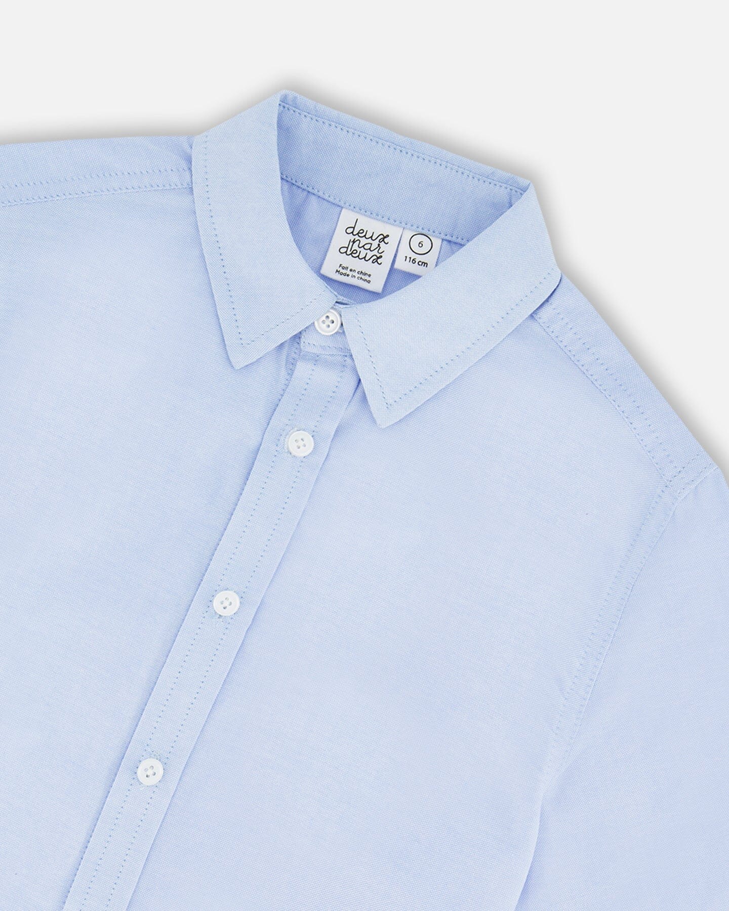 Long Sleeve Button Down Shirt Pale Blue-4