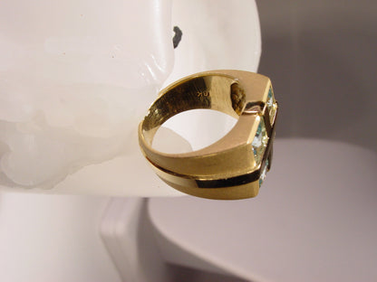 Gift Ring-18K Gold and Peridot