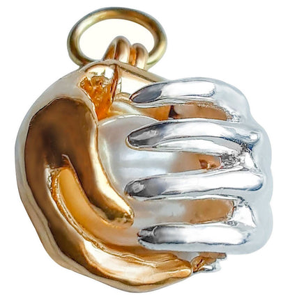 Leona's Healing Hands, Locket for Crystals or Essential Oils, Sterling Silver