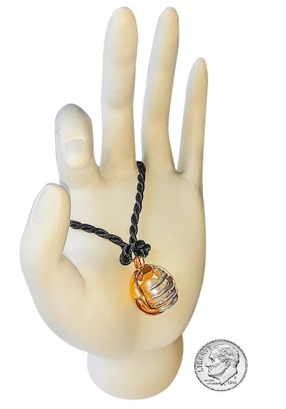 Leona's Healing Hands, Locket for Crystals or Essential Oils, Sterling Silver