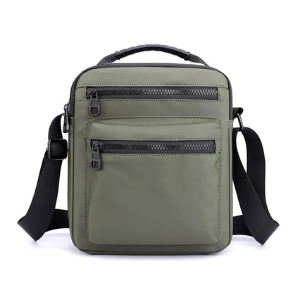 Man Classic Messenger Bag Men's Multifunction Shoulder Sling Pack Nylon Business Crossbody Flap Male Simple Handbags