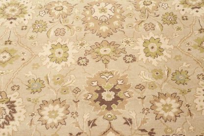 9' x 12' Traditional Oushak Hand Knotted Area Rug Carpet 100% wool Beige