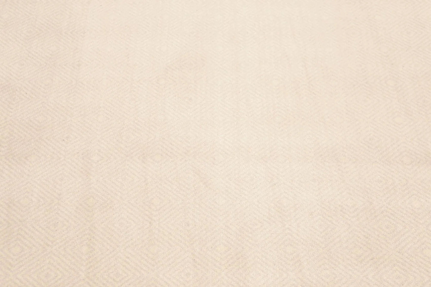 6' x 9' Geometric Pattern Hand Knotted 100% Wool Area Rug Beige 6x9