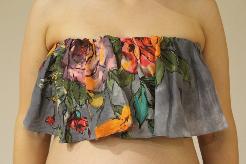 Floral Maternity Bandeau top | Crop Top-0