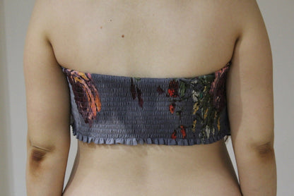 Floral Maternity Bandeau top | Crop Top-1