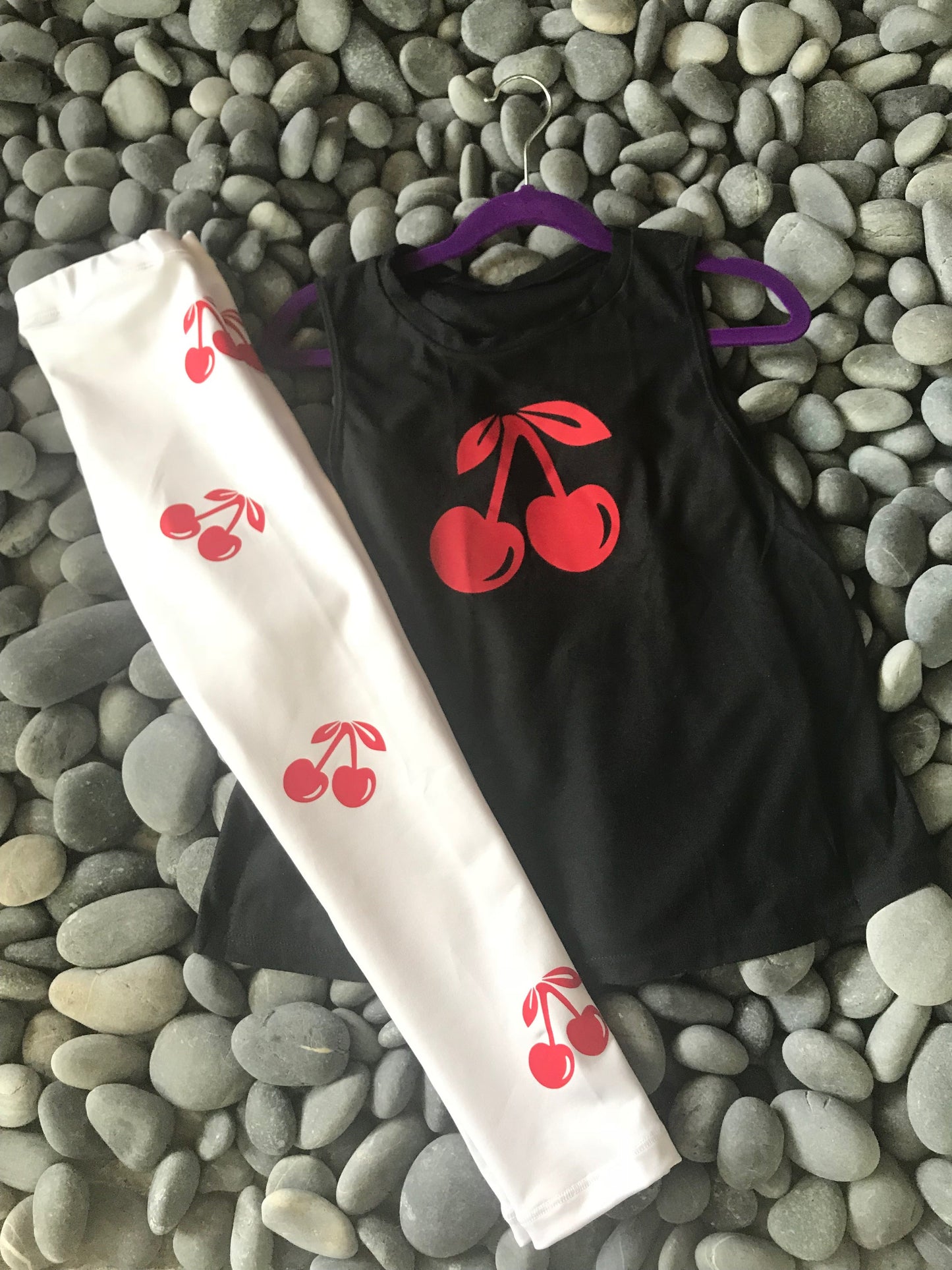 Cherries White Leggings