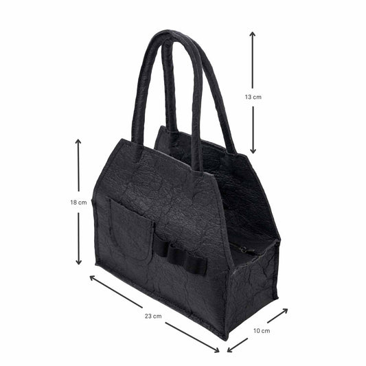 Black Pinatex Handbag