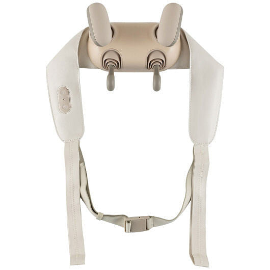 Neck Shoulder Massager with 2 Heat Levels for Pain Relief-Beige-9