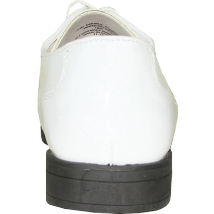 JEAN YVES Men Dress Shoe JY02 Oxford Formal Tuxedo for Prom & Wedding Shoe White Patent-2