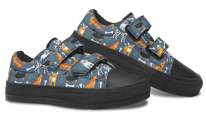 Kids Shoes Low Tops Cute Dogs-2