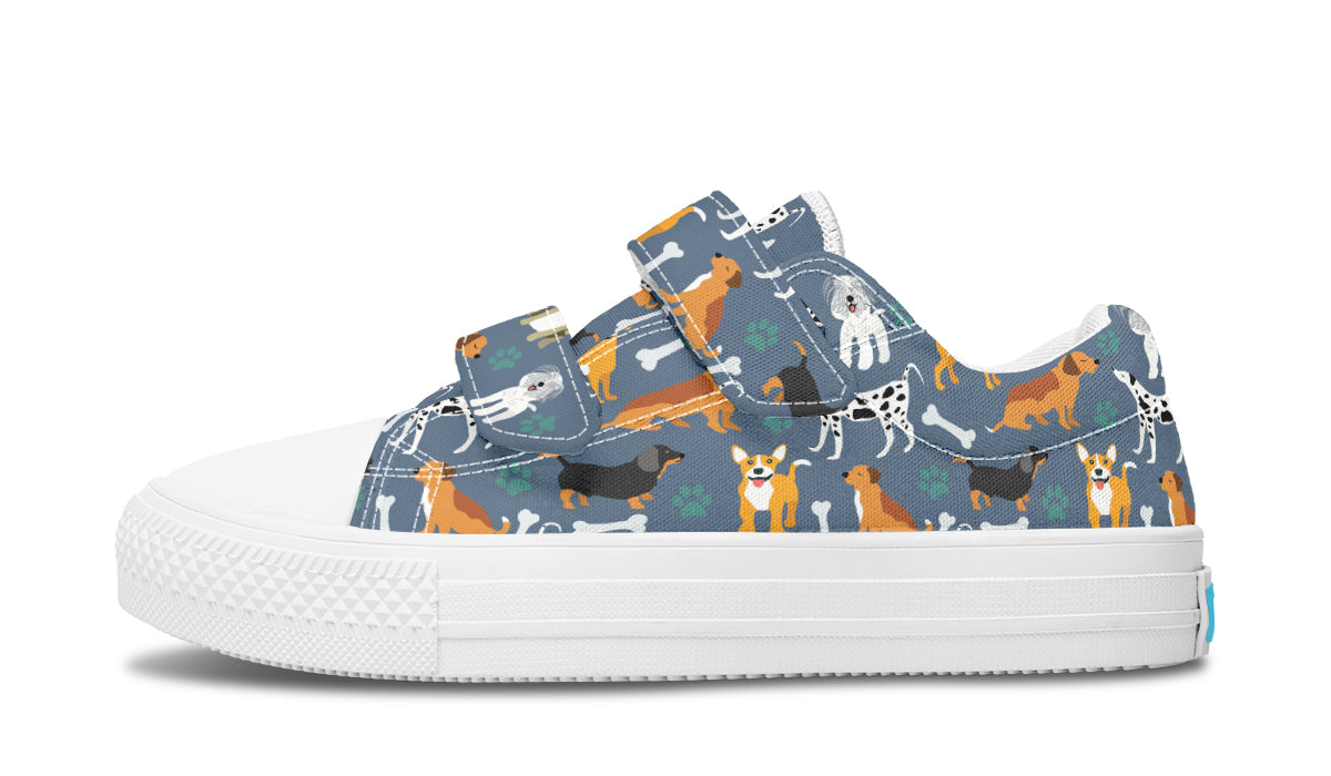 Kids Shoes Low Tops Cute Dogs-5