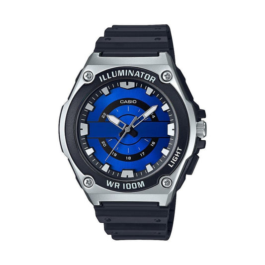Casio Men's Analog Blue Dial Illuminator Watch-0