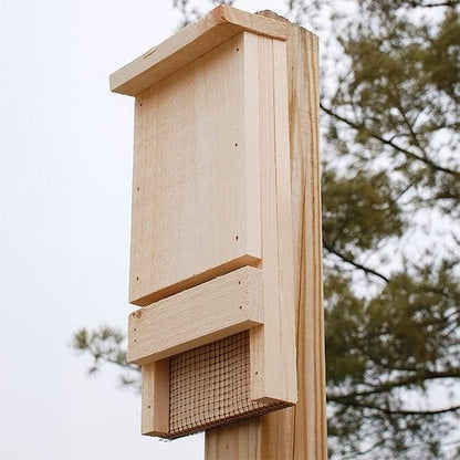 Outdoor Wood Bat House Kit - Holds up to 12 Bats - Made in USA-2