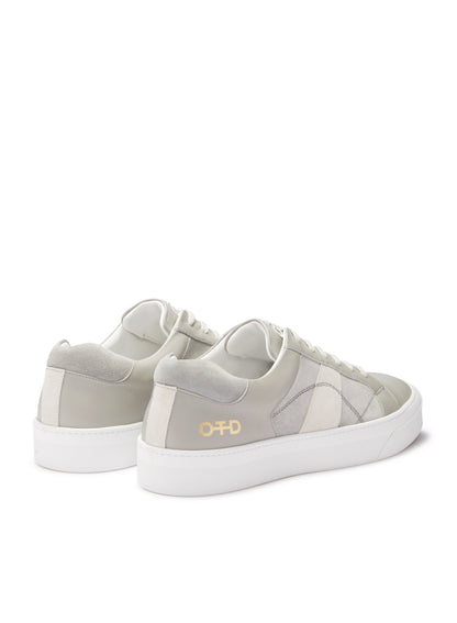 Leather Low-Top Sneaker (Grey)