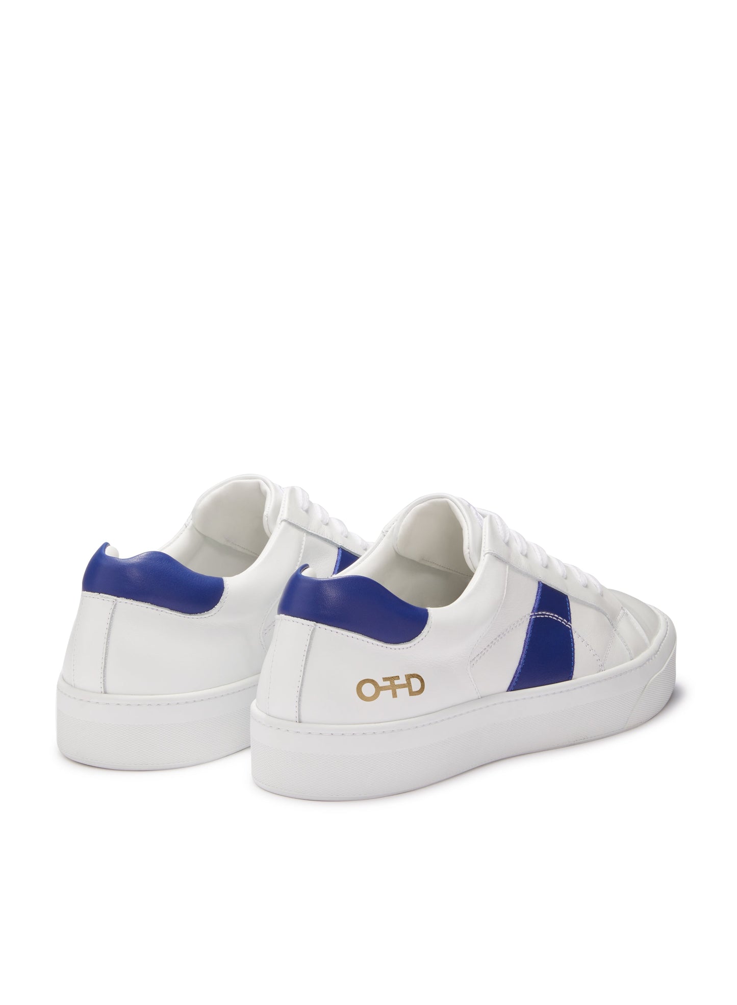 Leather Low-Top Sneaker (White)