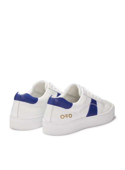 Leather Low-Top Sneaker (White)