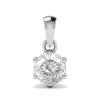 Moissanite Jewelry Set Solitaire Ring - Pendant - Earrings – Sterling Silver