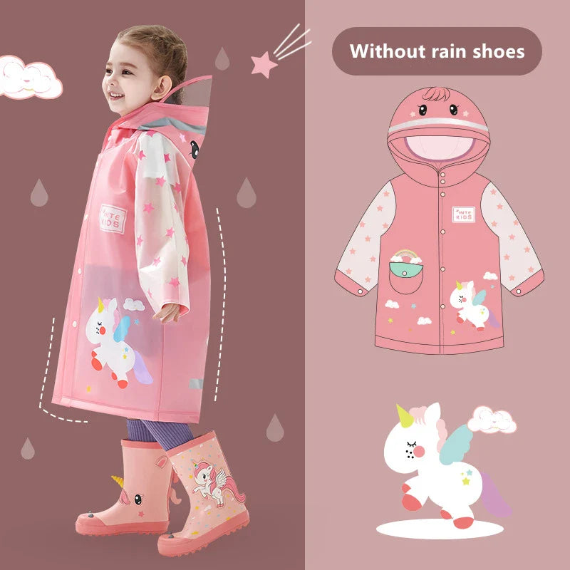 Fantasy raincoat for children multivariant-4
