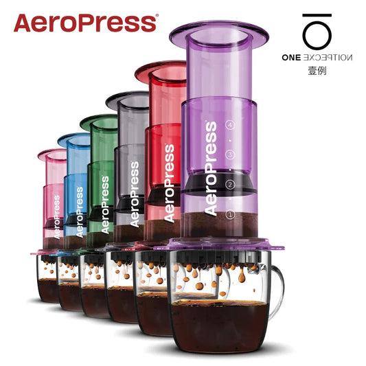 Aeropress Transparent Clear Hand Brewing Coffee Maker Outdoor Portable Cold Extraction Hand Pressed Coffee Machine