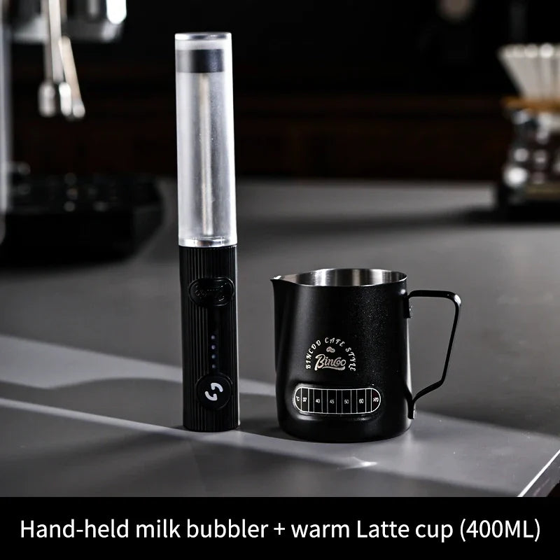 Electric Milk Frother, Wireless Handheld Blender