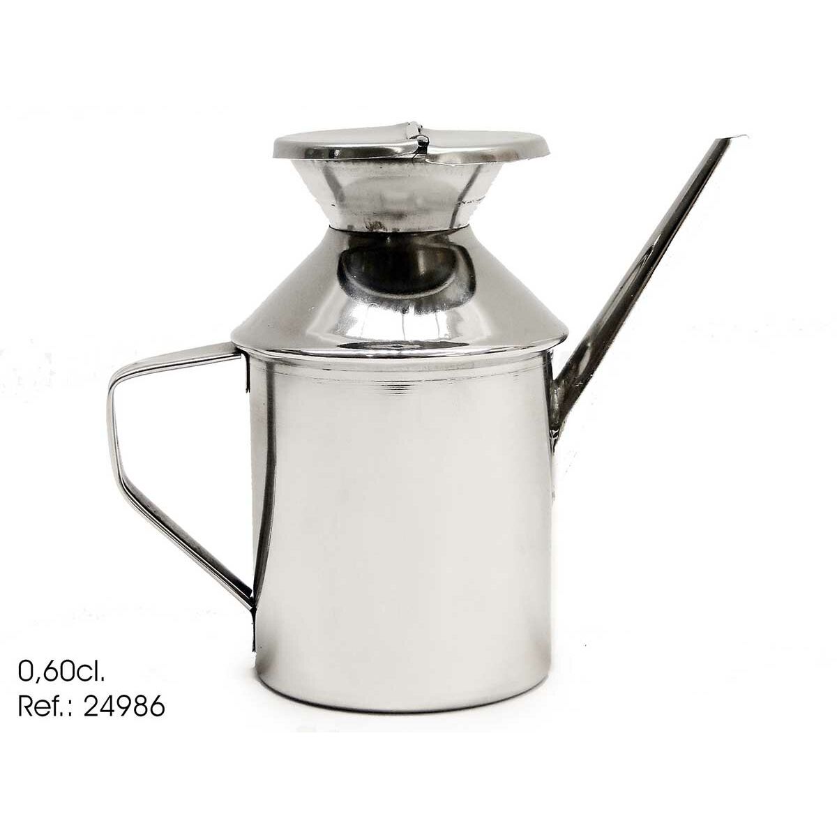 Cruet Kinvara Silver Stainless steel 500 ml 17 x 14,5 x 8 cm (12 Units)