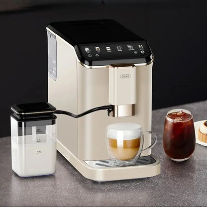 Fully Automatic Coffee Maker with Grinder & Milk Frother – 20 Bar | 1.5L Tank