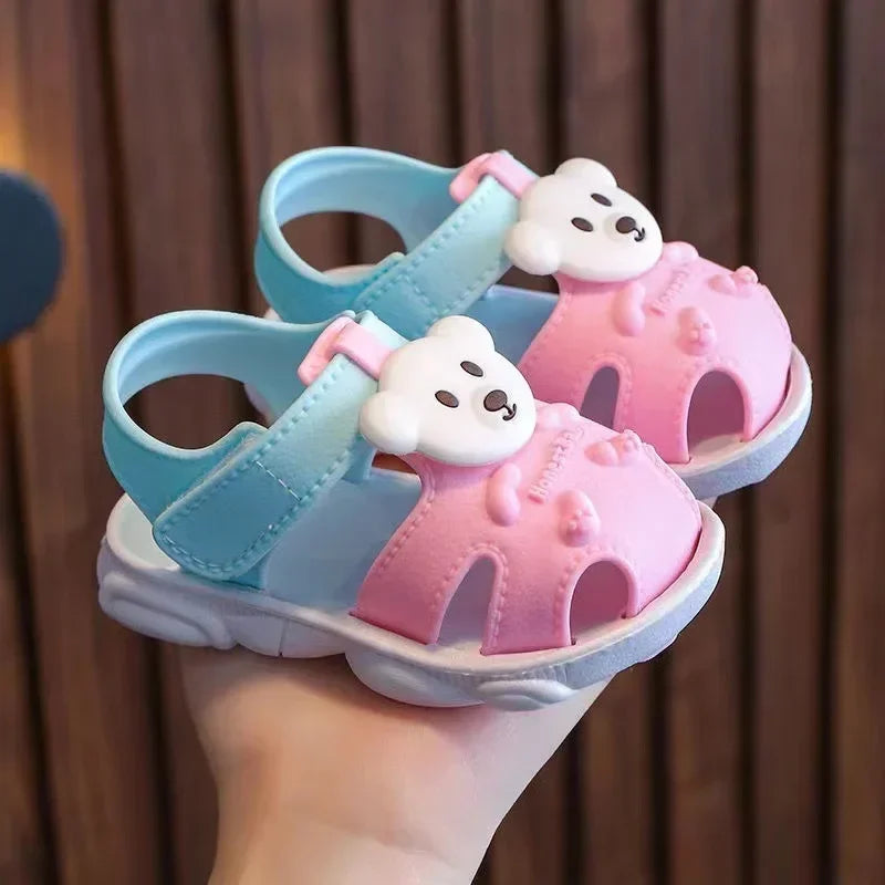 First Steps Sandals 3D Bear for Children Multivariant-2
