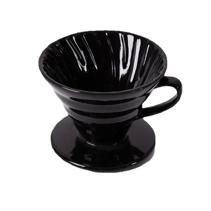 Ceramic Coffee Dripper – Engine-Style Pour Over (Reusable, 1–4 Cups)