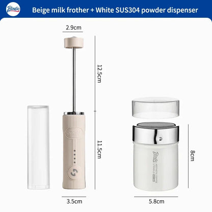 Electric Milk Frother, Wireless Handheld Blender