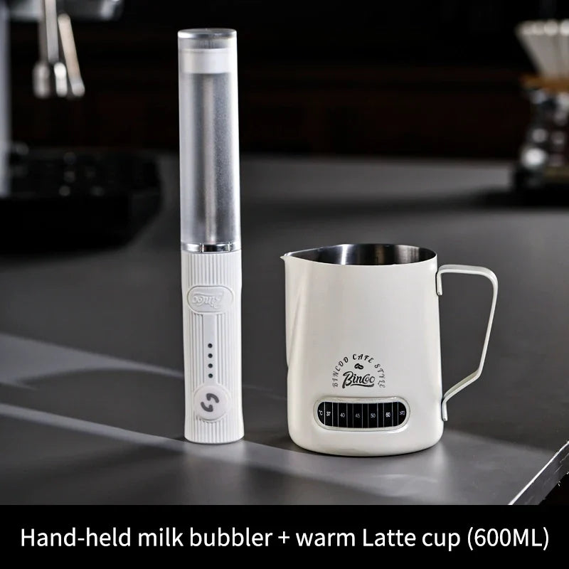 Electric Milk Frother, Wireless Handheld Blender
