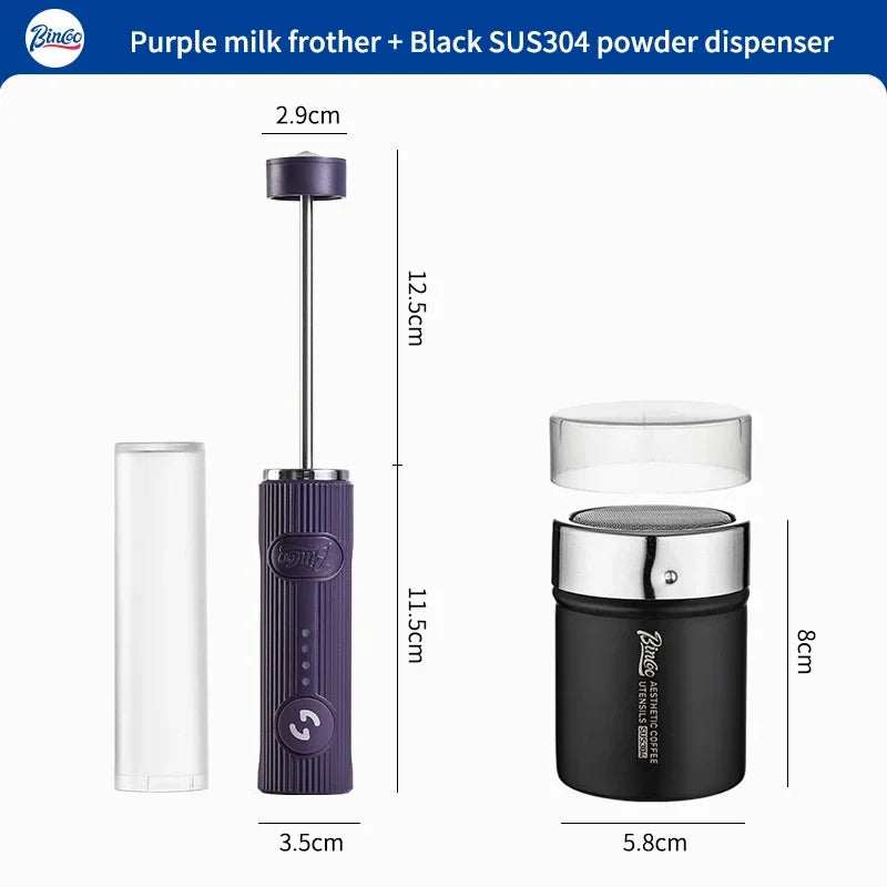 Electric Milk Frother, Wireless Handheld Blender