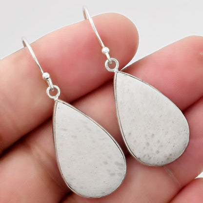 Natural White Scolecite Earrings E-1001 SDE52101