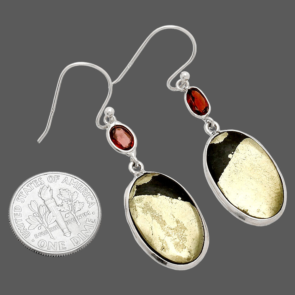 Apache Gold Healer's Gold & Garnet Earrings E-1002 SDE83291