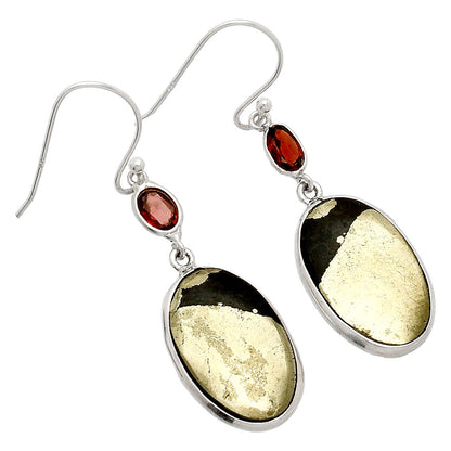 Apache Gold Healer's Gold & Garnet Earrings E-1002 SDE83291