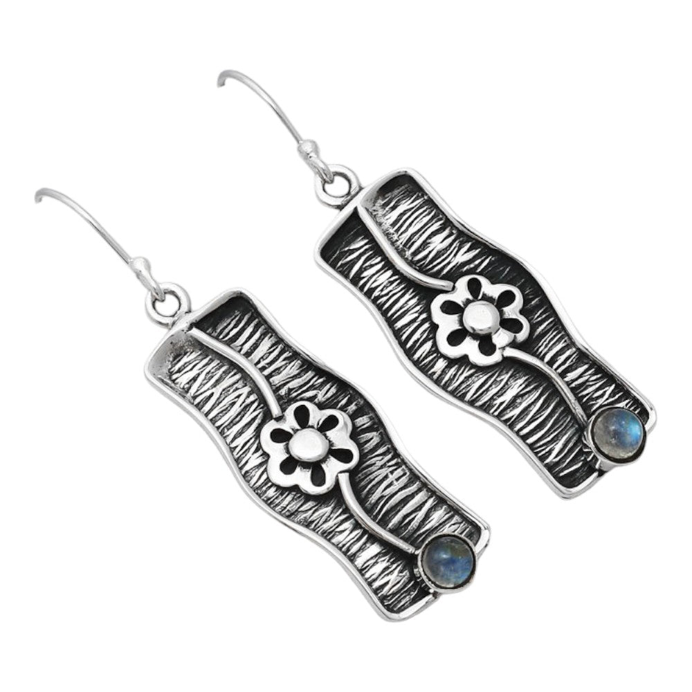 Blue Labradorite - Madagascar Earrings E-1179 SDE86581