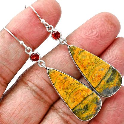 Natural Eclipse & Garnet Earrings E-1002 SDE88788