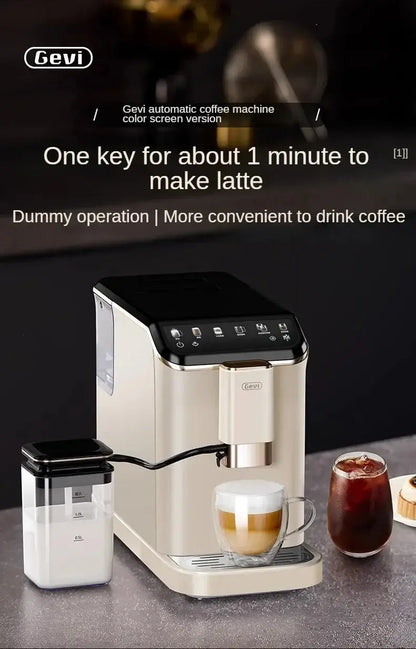 Fully Automatic Coffee Maker with Grinder & Milk Frother – 20 Bar | 1.5L Tank