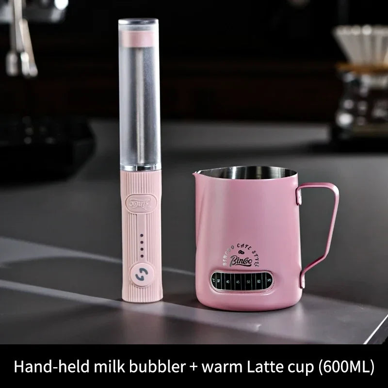 Electric Milk Frother, Wireless Handheld Blender