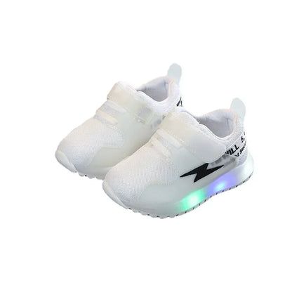 Breathable Sneakers Shoes with Multicolor LED for Children-4