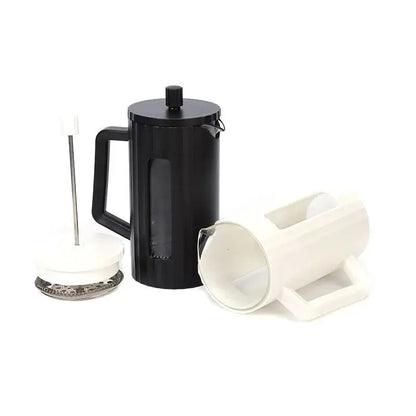 French Press Coffee Maker – 600ml & 1000ml, Heat-Resistant Glass